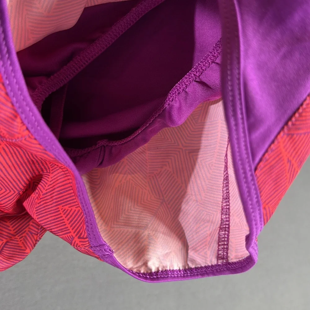 Nike‎ Purple and Red Athletic Shorts with women’s X small Compression Liner